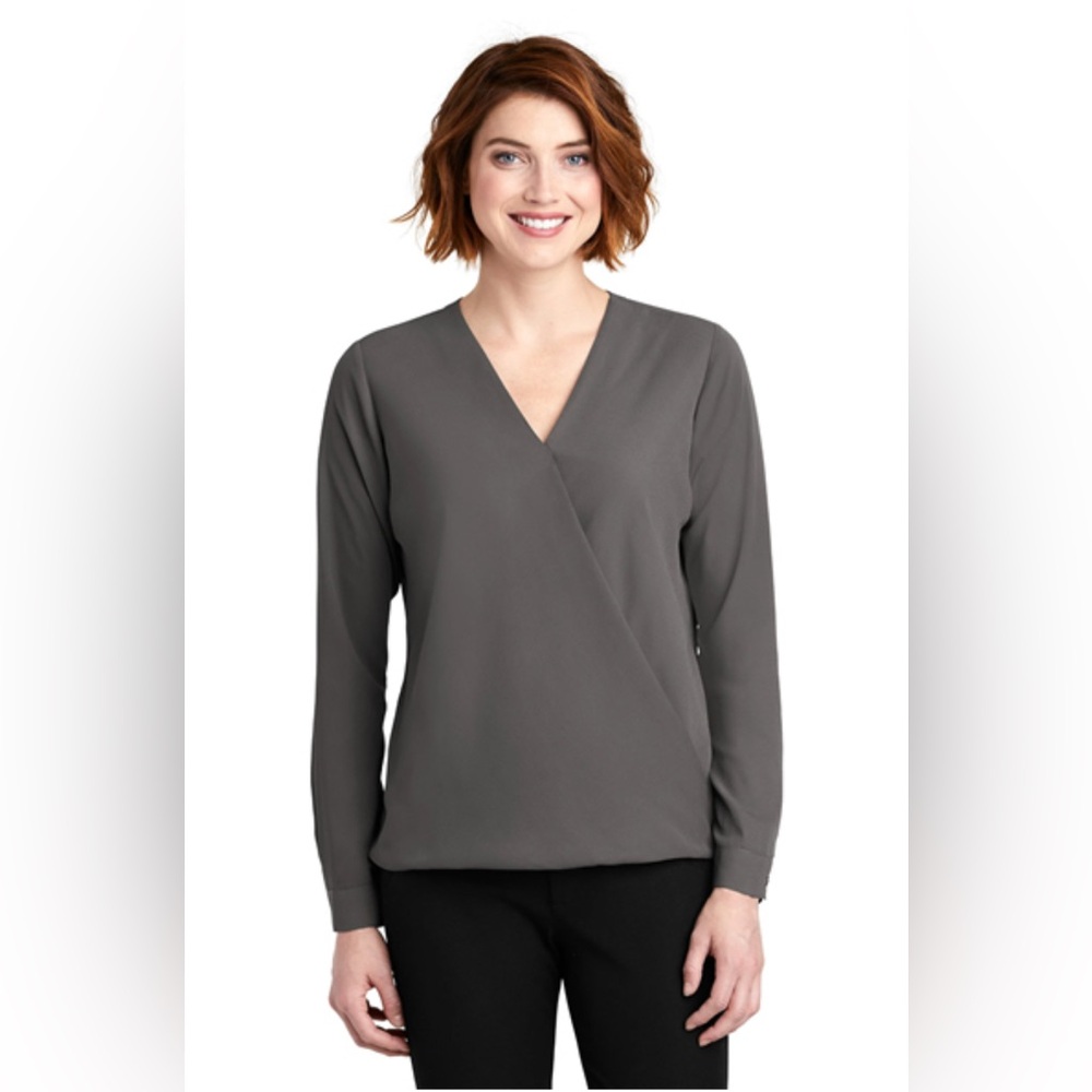 Port Authority Gray Women's Top